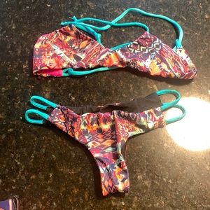 Savage Swim Bikini Set. Reversible